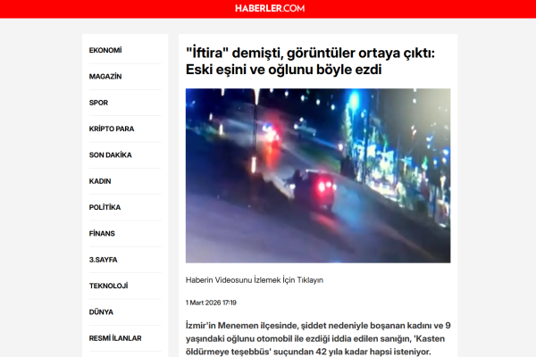 haberler iftira demisti goruntuler ortaya cikti eski esini ve oglunu boyle ezdi