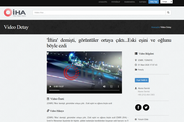 iha video iftira demisti goruntuler ortaya ciktieski esini ve oglunu boyle ezdi