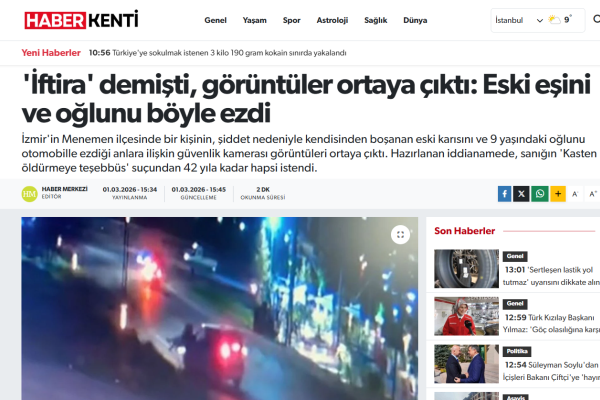 haber kenti iftira demisti goruntuler ortaya cikti eski esini ve oglunu boyle ezdi