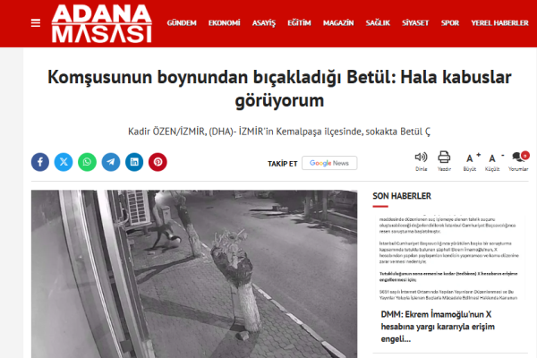 adana masasi komsusunun boynundan bicakladigi betul hala kabuslar goruyorum adana masasi komsusunun boynundan bicakladigi betul hala kabuslar goruyorum