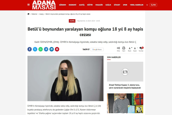 betulu boynundan yaralayan komsu ogluna 18 yil 8 ay hapis cezasi 7r betulu boynundan yaralayan komsu ogluna 18 yil 8 ay hapis cezasi 7r