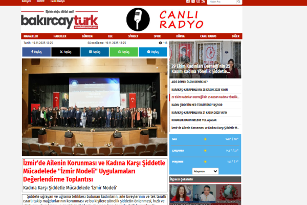 izmirde ailenin korunmasi ve kadina karsi siddetle mucadelede izmir modeli uygulamalari degerlendirme toplantisi