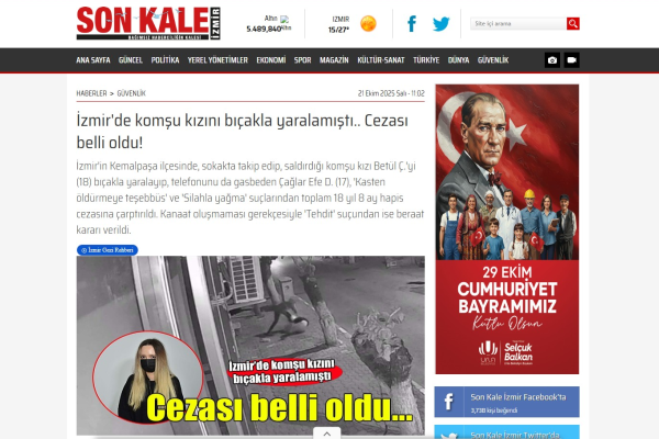 izmirde komsu kizini bicakla yaralamisticezasi belli oldu izmirde komsu kizini bicakla yaralamisticezasi belli oldu